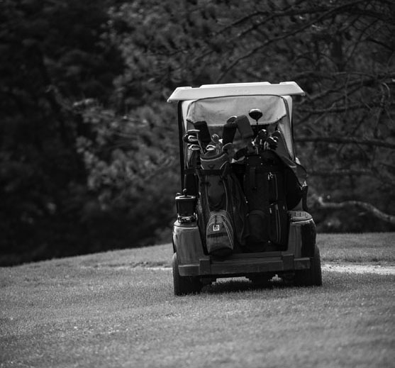 Golf cart at Knollwood Golf Club